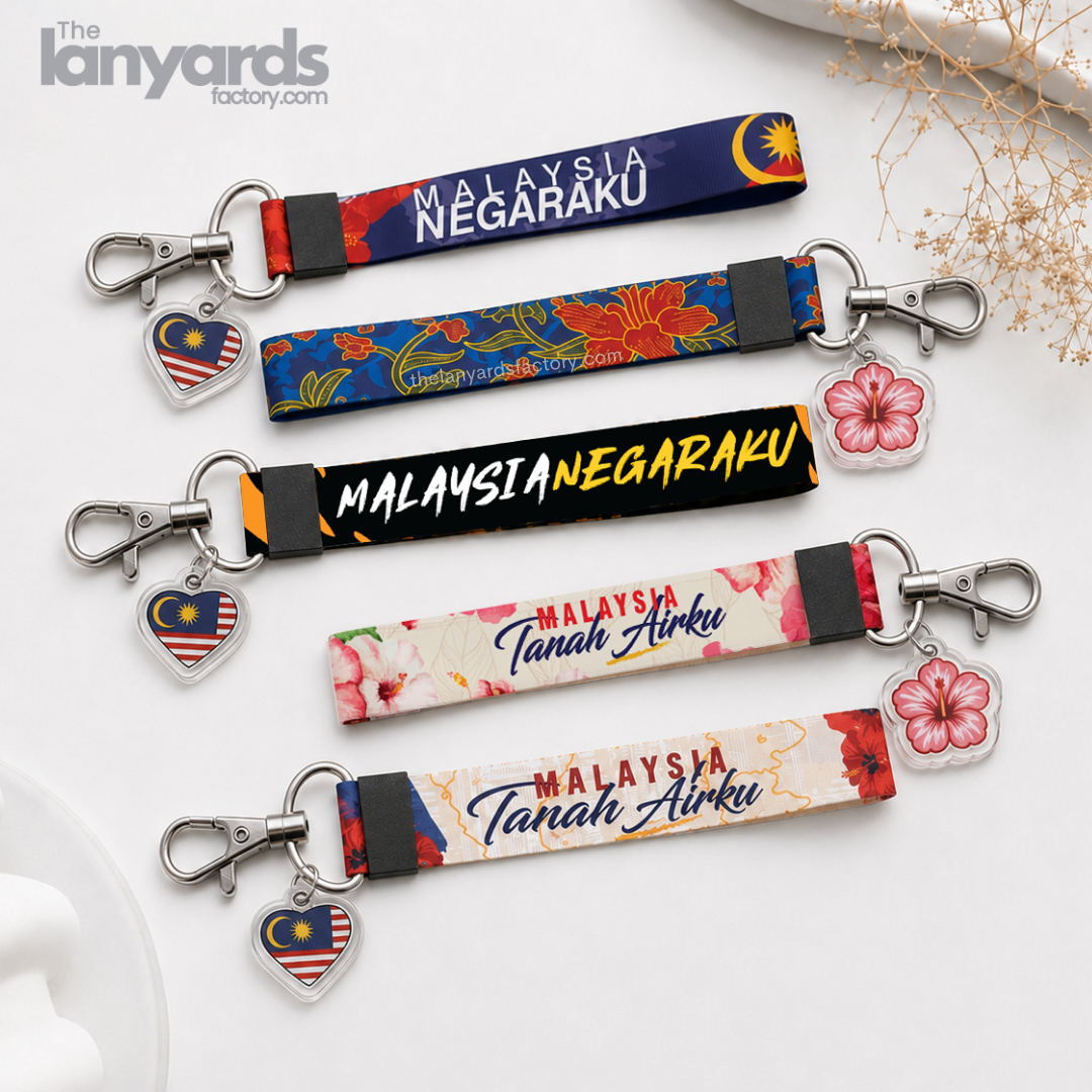 Merdeka Fabric Keychain
