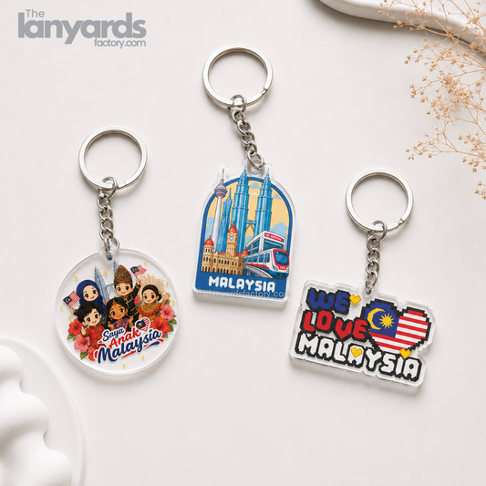Merdeka Acrylic Keychain