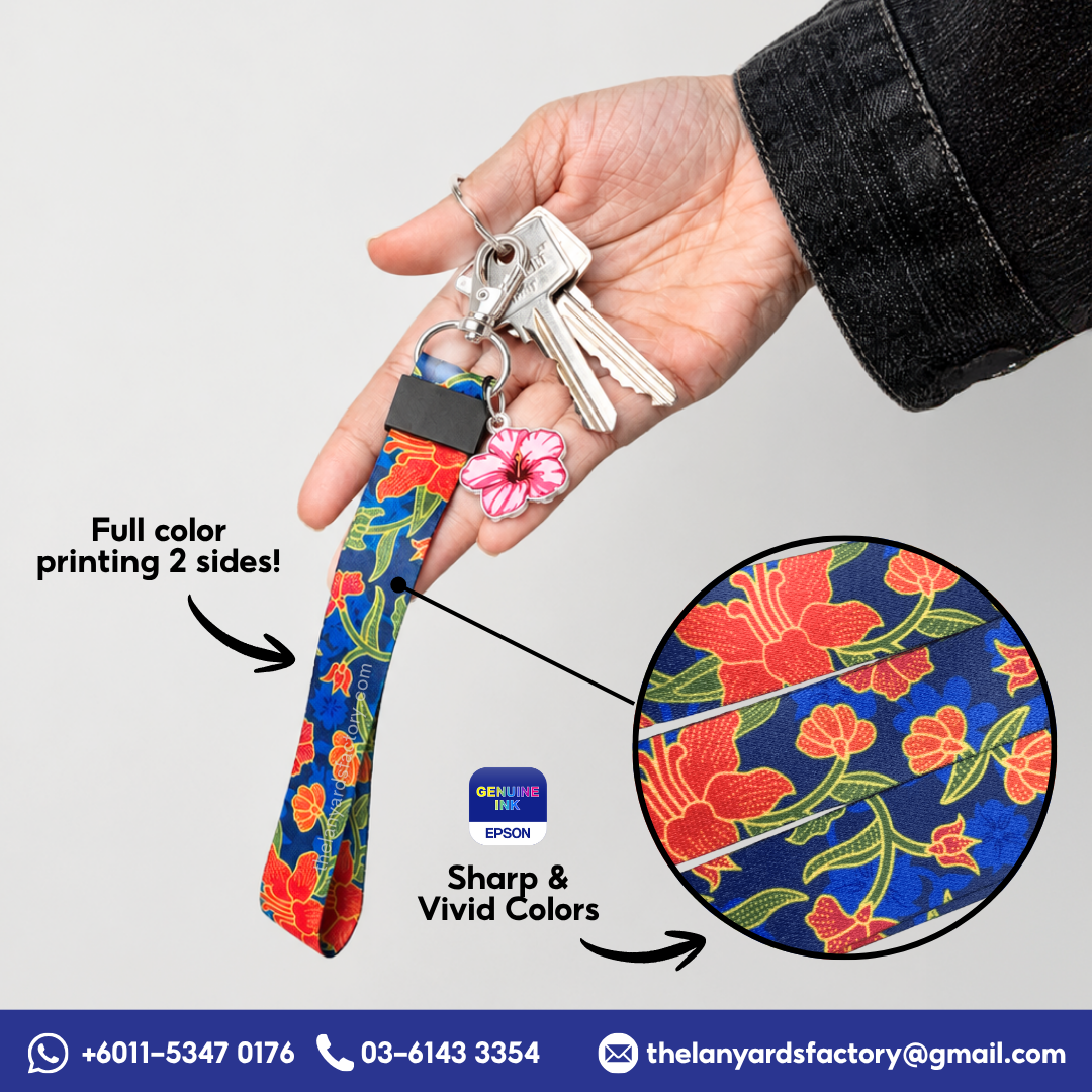 Merdeka Fabric Keychain