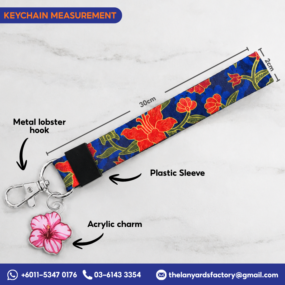 Merdeka Fabric Keychain