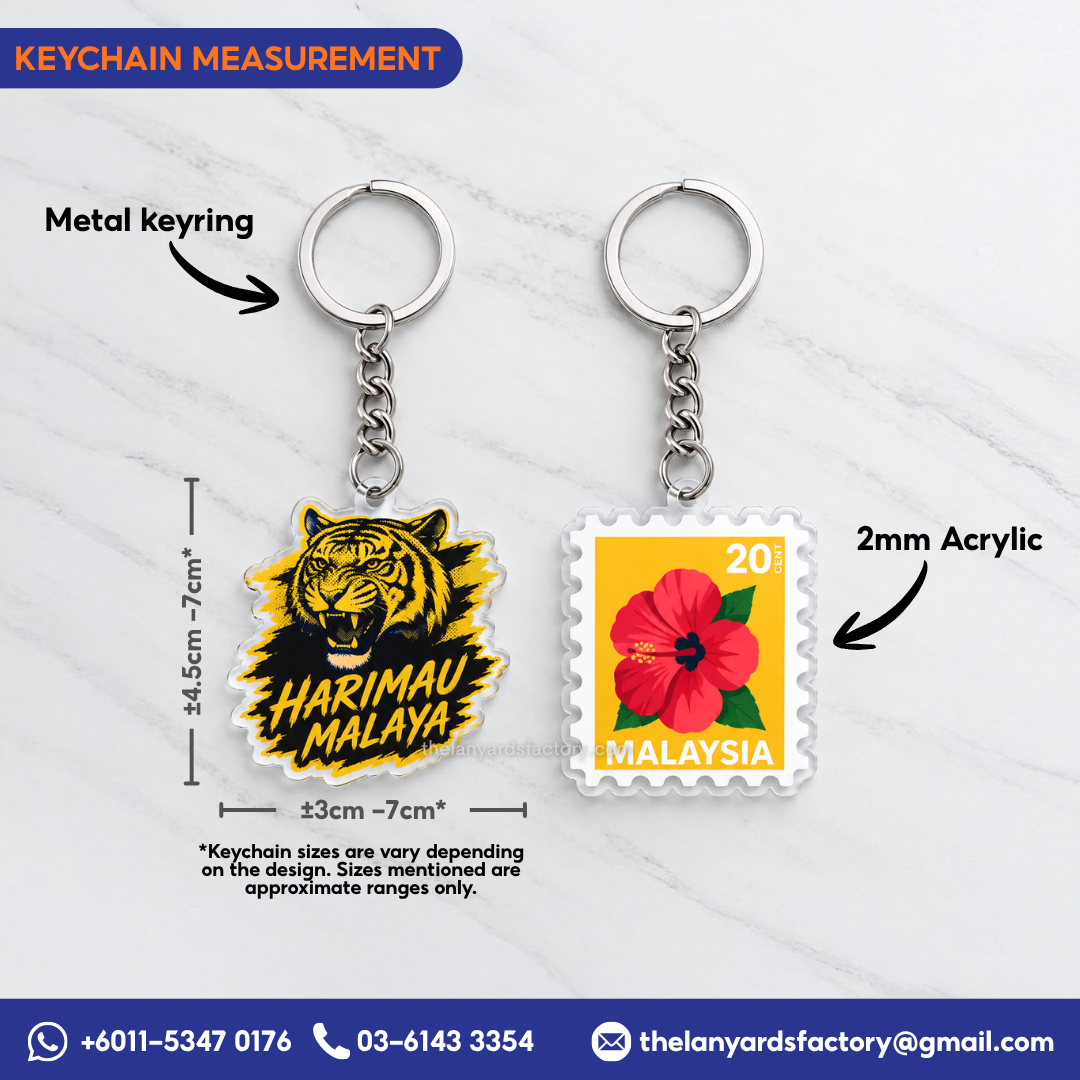 Merdeka Acrylic Keychain