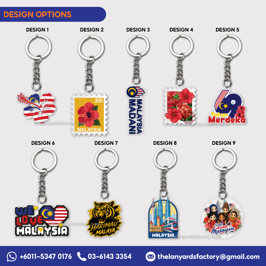 Merdeka Acrylic Keychain