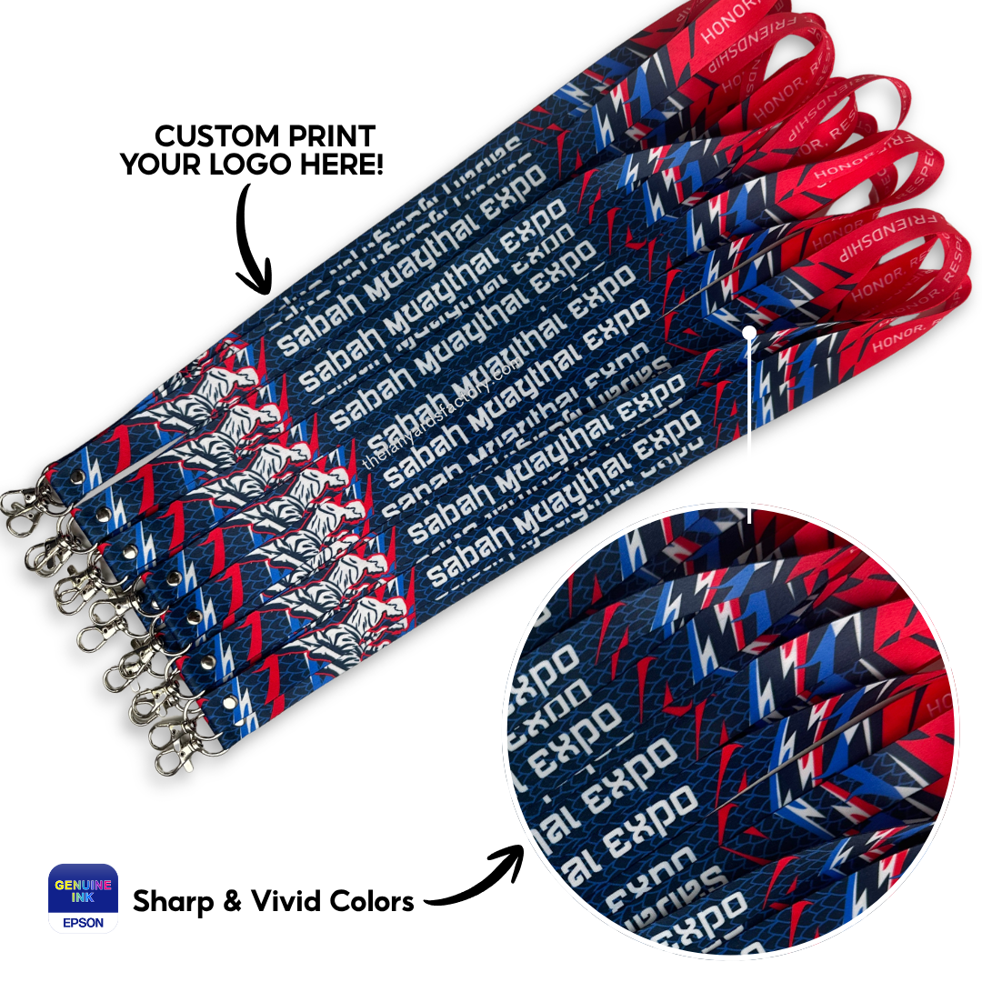 20mm Custom Lanyards with Hook (Request for Quote)