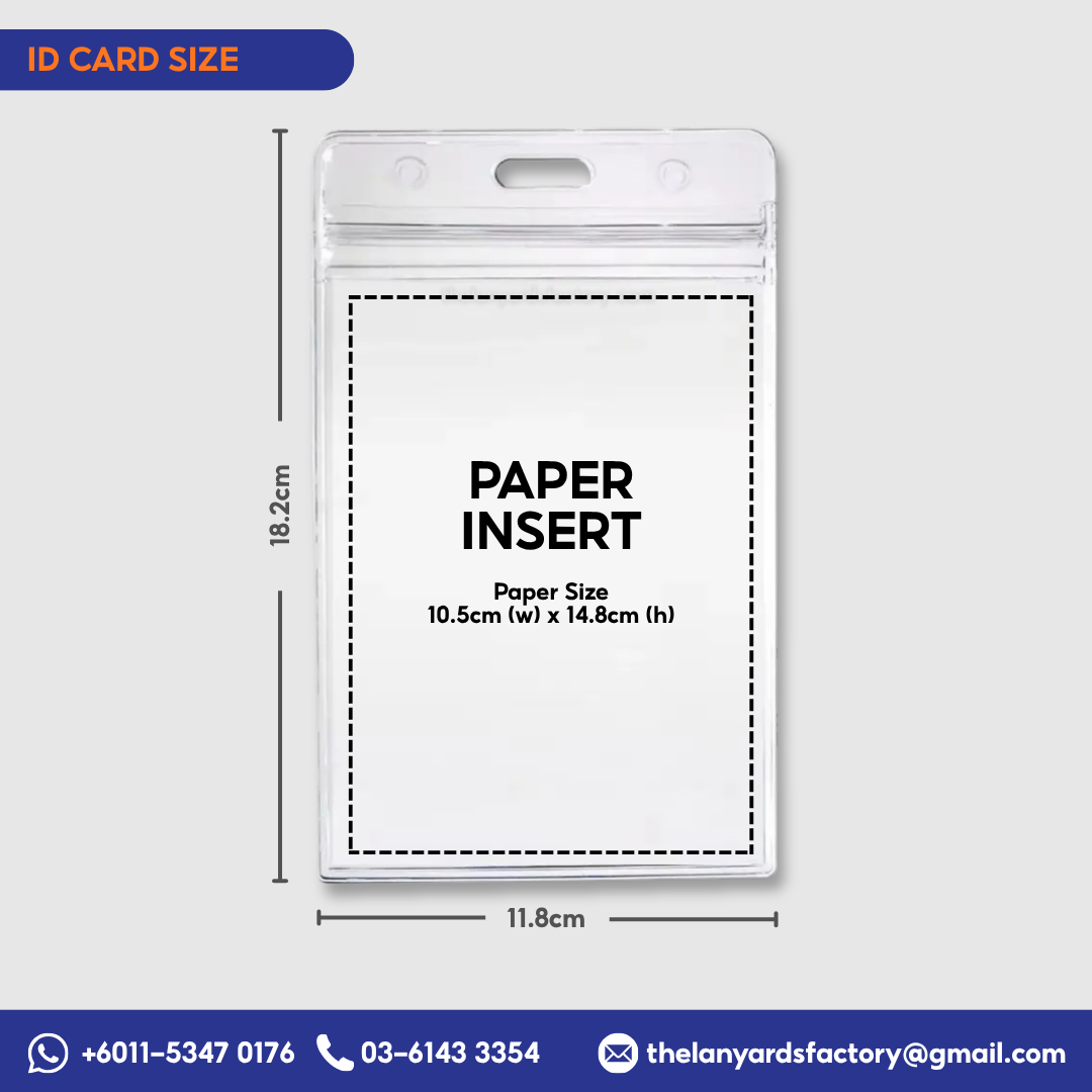 PVC Transparent ID Card Holder