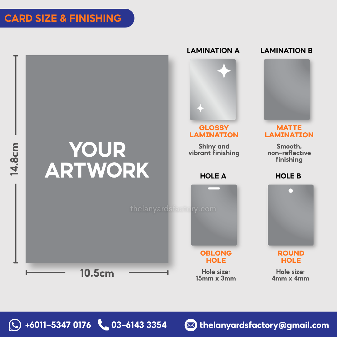 A6 Artcard Event Passes Printing