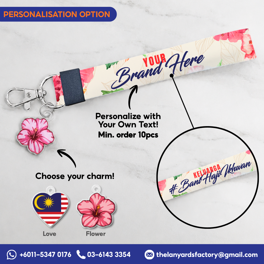 Merdeka Fabric Keychain