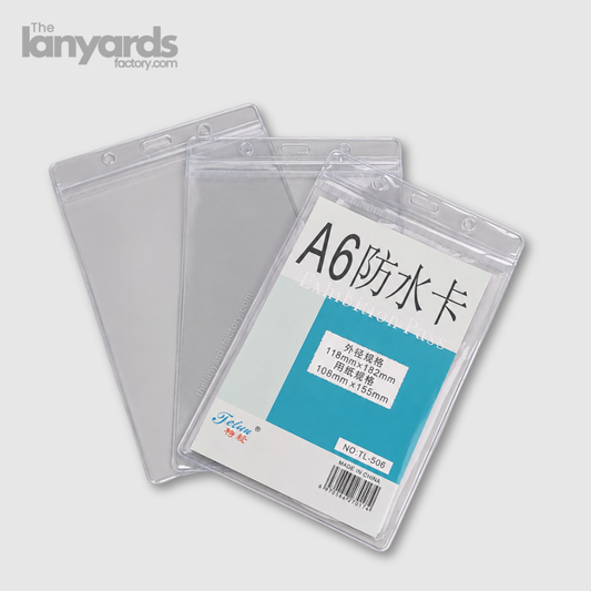 PVC Transparent ID Card Holder
